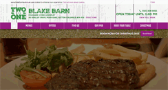 Desktop Screenshot of blakebarnpub.co.uk